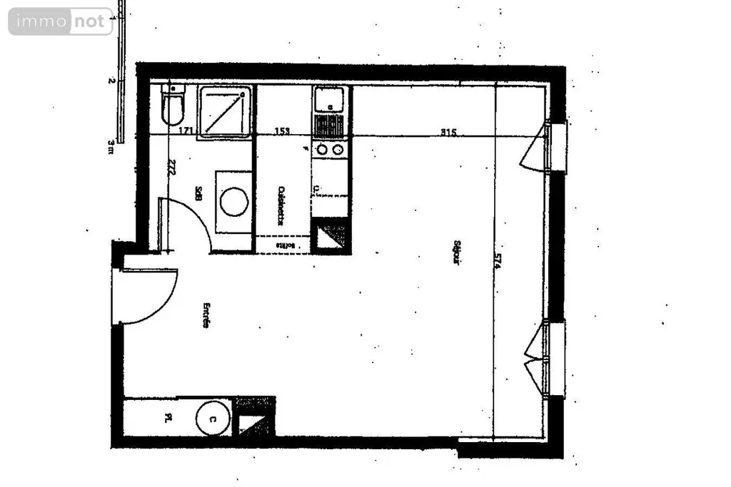 Appartement a vendre Pessac 33600 Gironde 33 37 m2 1 pièce 125000 euros 147/842 008