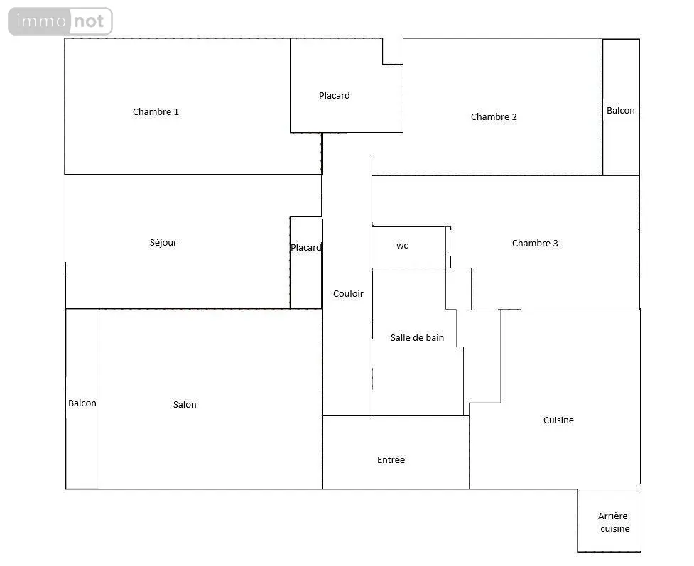 Appartement a vendre Châteaudun 28200 Eure-et-Loir 28 91 m2 4 pièces 70700 euros RC/968 013