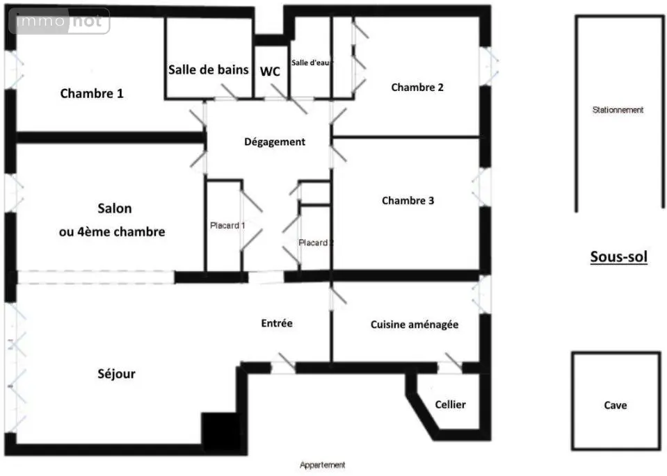 Appartement a vendre Le Mans 72000 Sarthe 72 103 m2 5 pièces 167800 euros NL-72-180 005