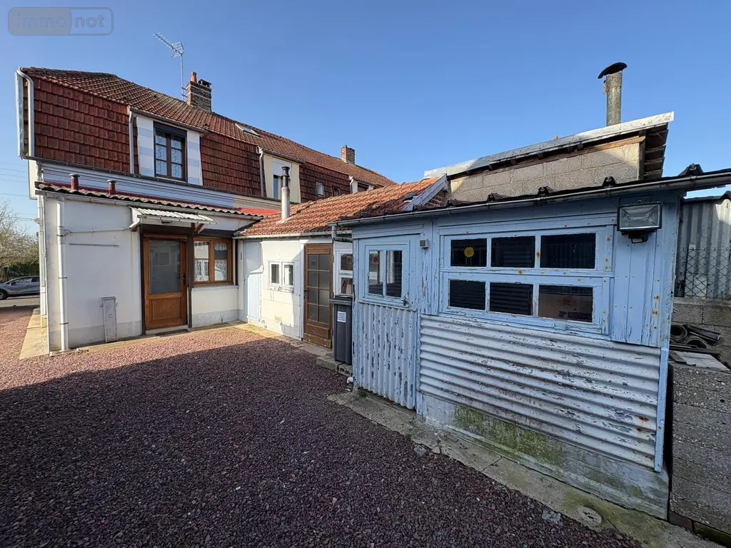 Maison a vendre Dargnies 80570 Somme 80 62 m2 3 pièces 99000 euros 76041/133 002