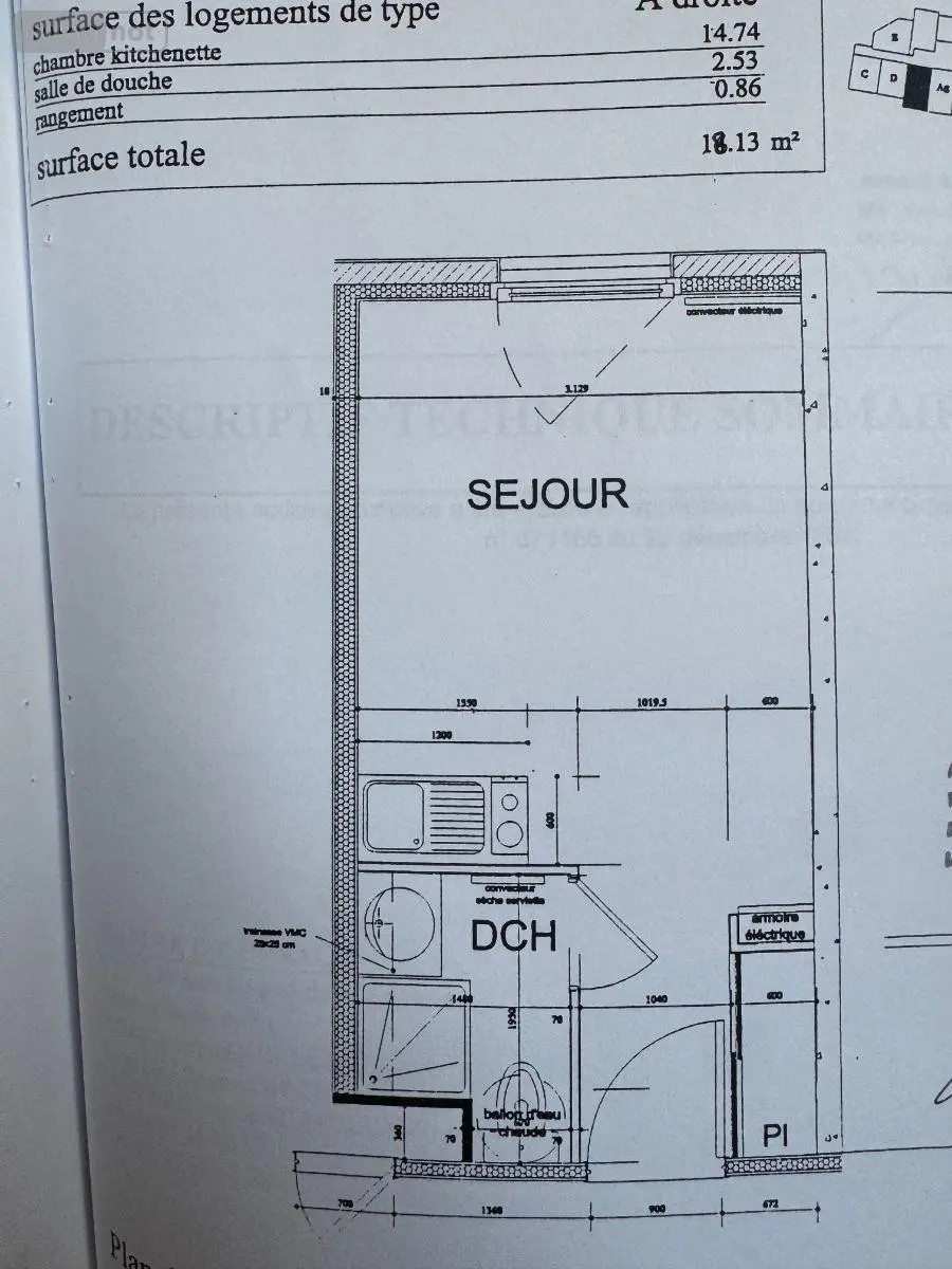 Appartement a vendre Rouen 76100 Seine-Maritime 76 18 m2 1 pièce 47700 euros 014/991 001
