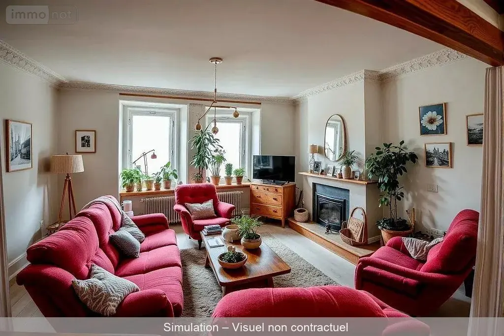 Maison a vendre Saint-Nicolas-du-Pélem 22480 Côtes-d'Armor 22 111 m2 5 pièces 127200 euros 22075/MAIS1668 008