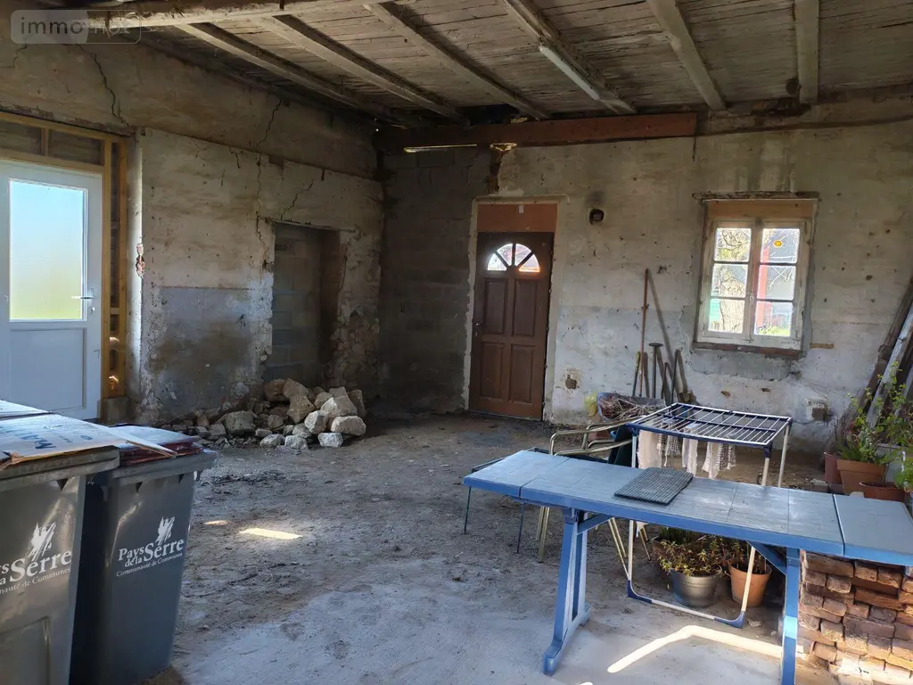 Maison a vendre Bosmont-sur-Serre 02250 Aisne 02 92 m2 2 pièces 118000 euros 02020/117 004