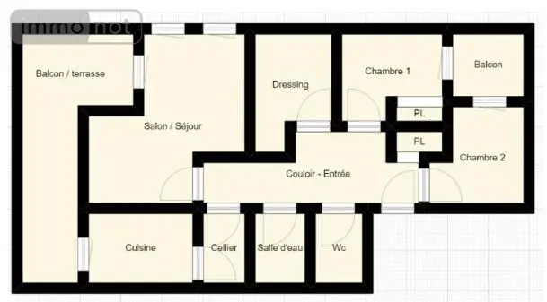 Appartement a vendre Vannes 56000 Morbihan 56 85 m2 3 pièces 544960 euros CHEUVREUX V5-VI 014