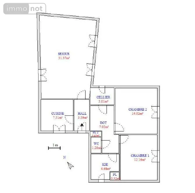 Maison a vendre Marseille 16e Arrondissement 13016 Bouches-du-Rhône 13 85 m2 3 pièces 310000 euros 10521/40 017