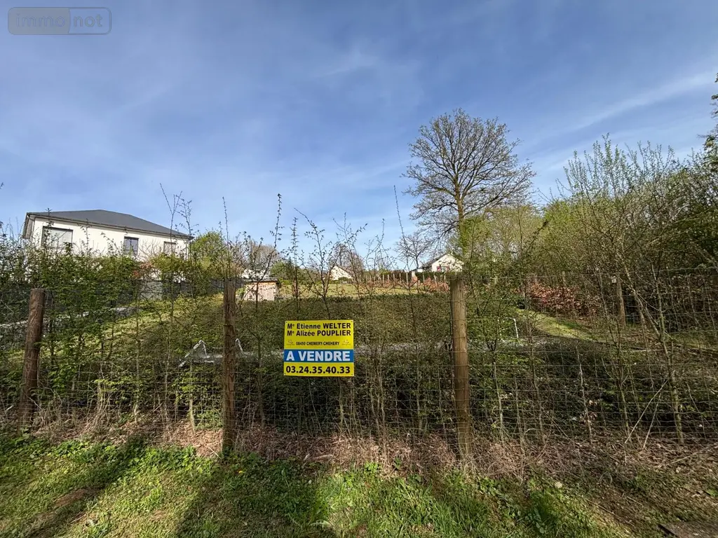 Terrain a batir a vendre Givonne 08200 Ardennes 08 1008 m2 49000 euros 10305/1316 002
