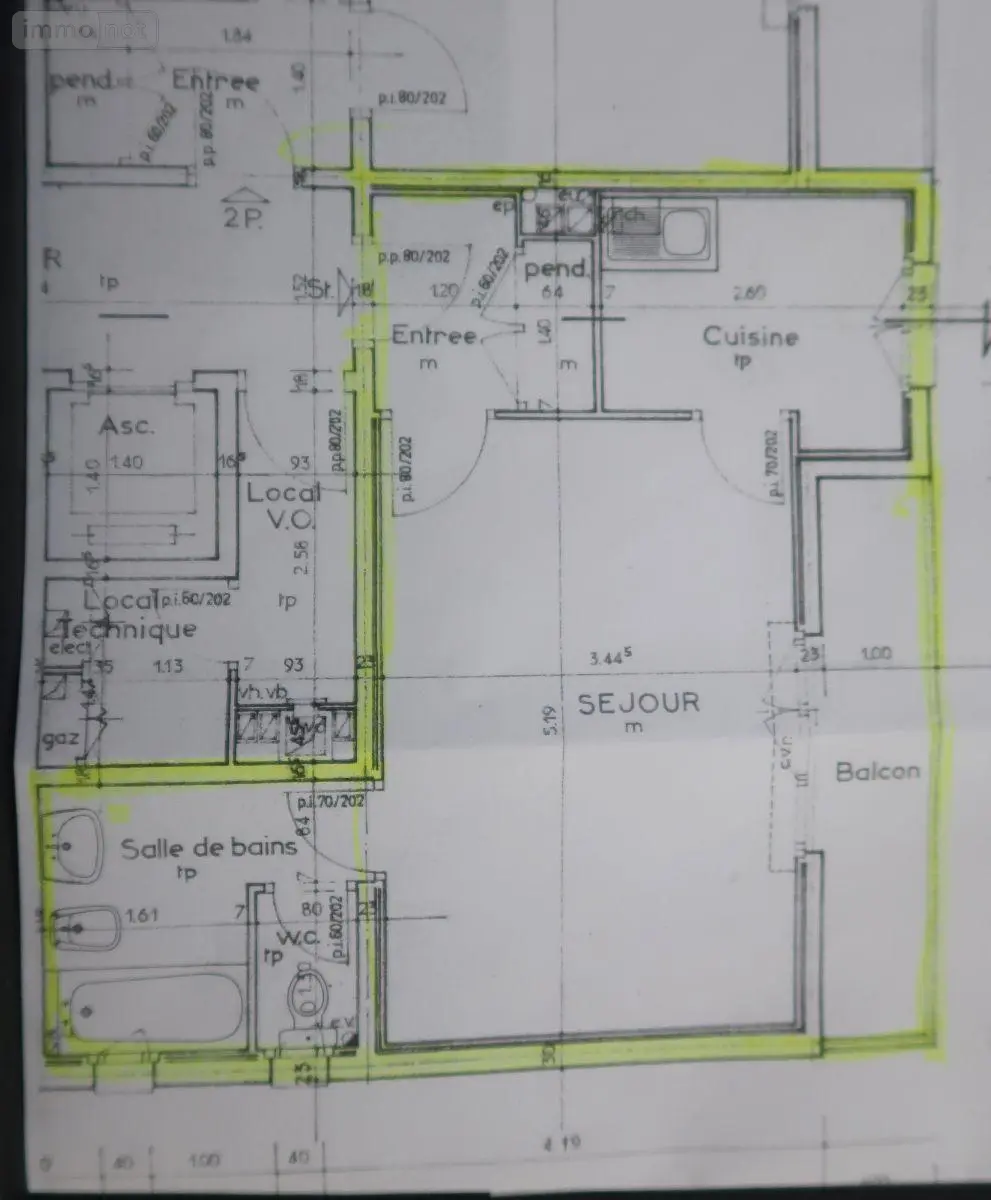 Appartement a vendre Châtellerault 86100 Vienne 86 31 m2 1 pièce 39000 euros 86024-APPT2460 011