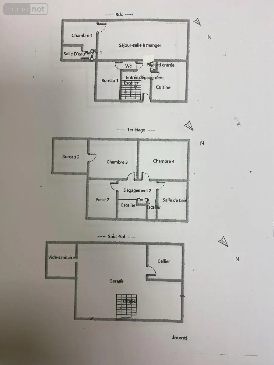 Maison a vendre Buzançais 36500 Indre 36 126 m2 6 pièces 165500 euros 1052035 044