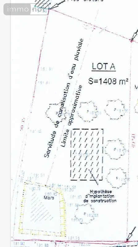 Terrain a batir a vendre Roman 27240 Eure 27 32000 euros 11162/75 002