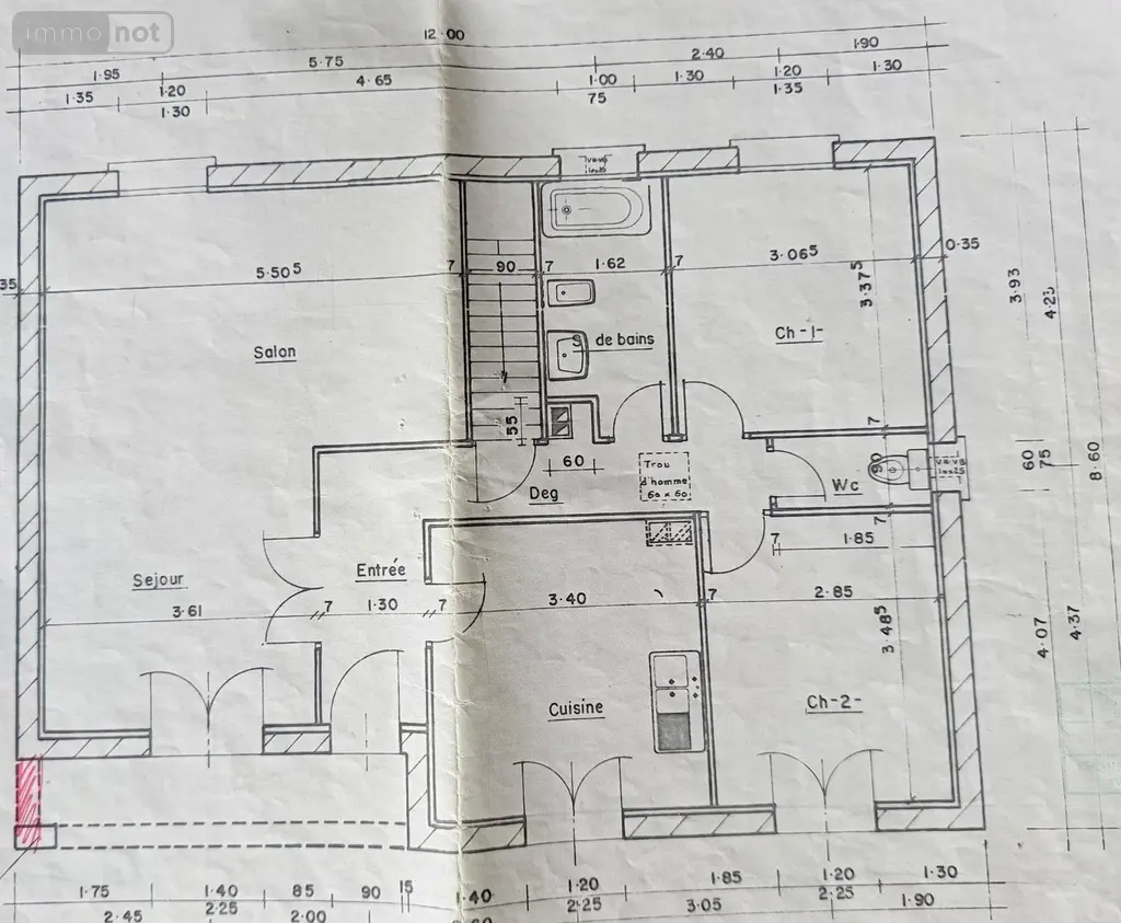 Maison a vendre Rivière 37500 Indre-et-Loire 37 90 m2 5 pièces 149600 euros 37049-139 020