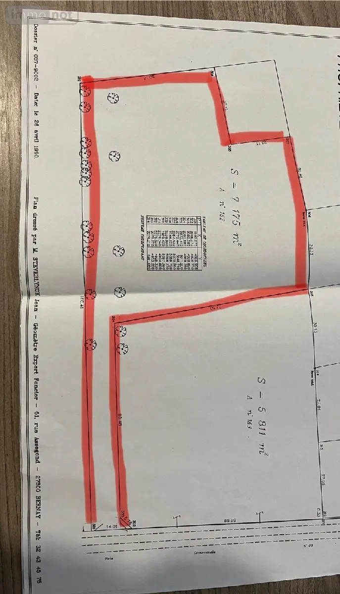 Terrain a batir a vendre Corneville-la-Fouquetière 27300 Eure 27 90950 euros 03777 002