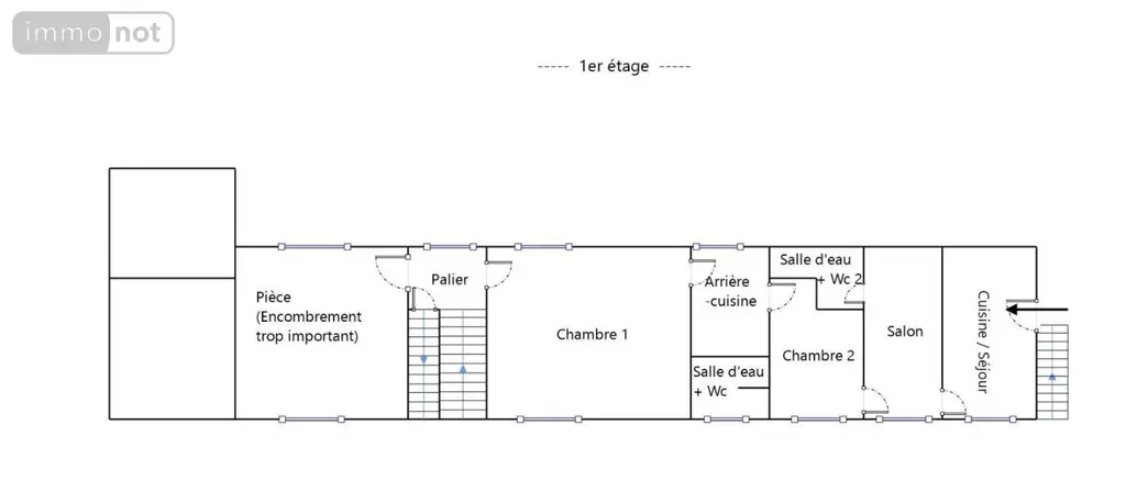 Immeuble de rapport a vendre Chinon 37500 Indre-et-Loire 37 500 m2 15 pièces 399200 euros 37049-142 017