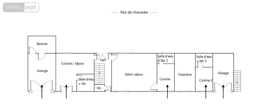 Immeuble de rapport a vendre Chinon 37500 Indre-et-Loire 37 500 m2 15 pièces 399200 euros 37049-142 016