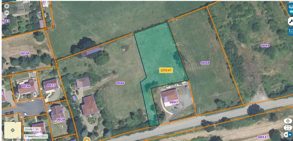 Terrain a batir a vendre Condé-en-Normandie 14110 Calvados 14 2200 m2 48800 euros 14085-3700 002