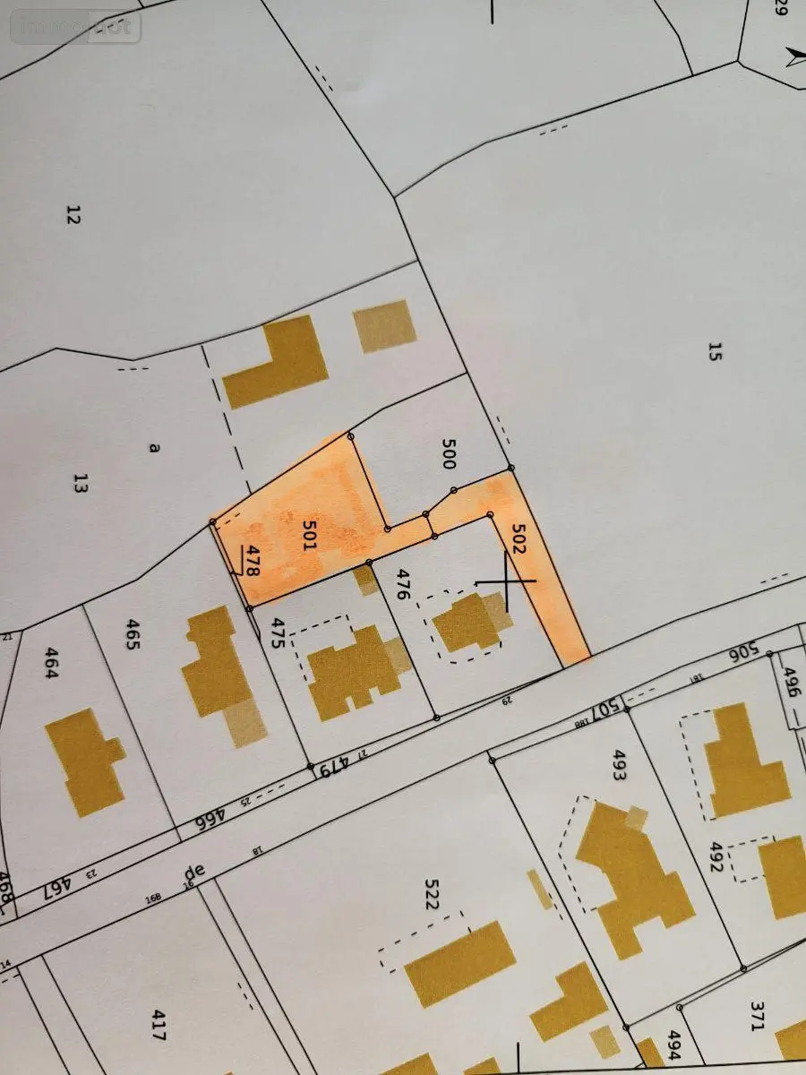 Terrain a batir a vendre Roscoff 29680 Finistère 29 168800 euros 29105/106 003