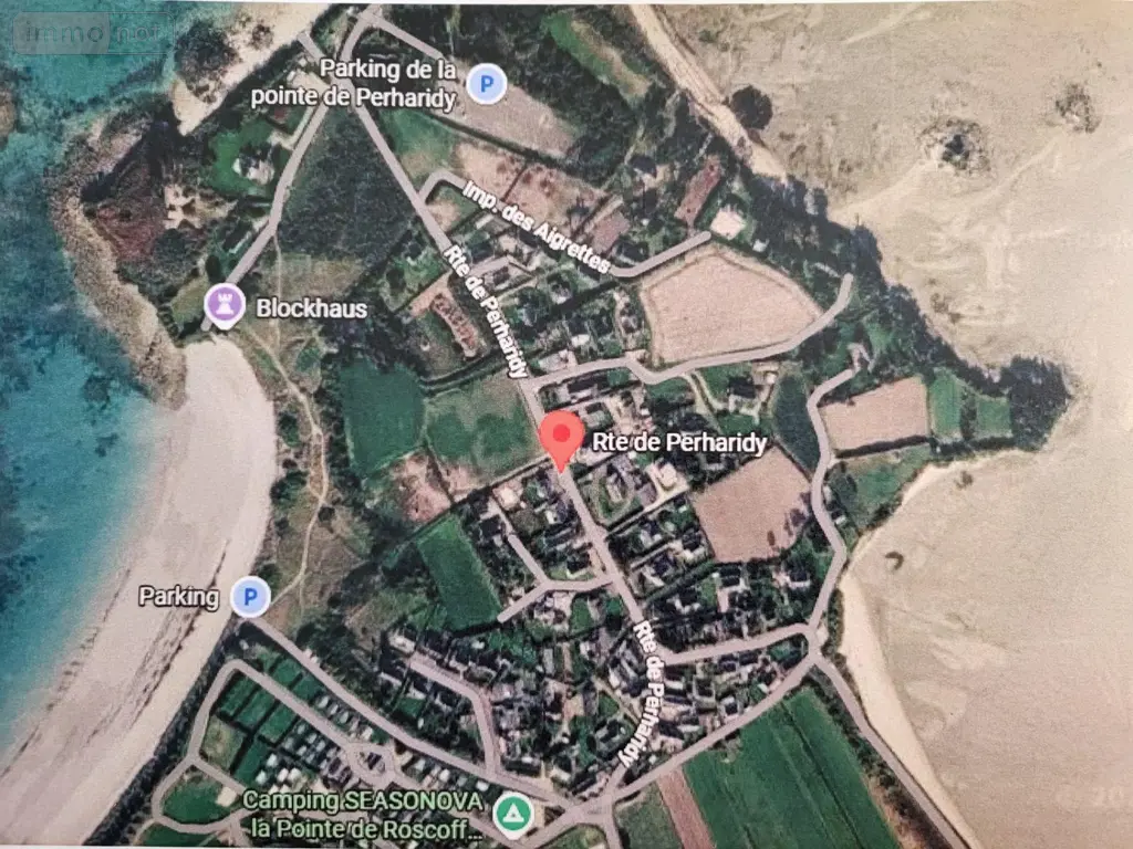 Terrain a batir a vendre Roscoff 29680 Finistère 29 168800 euros 29105/106 002
