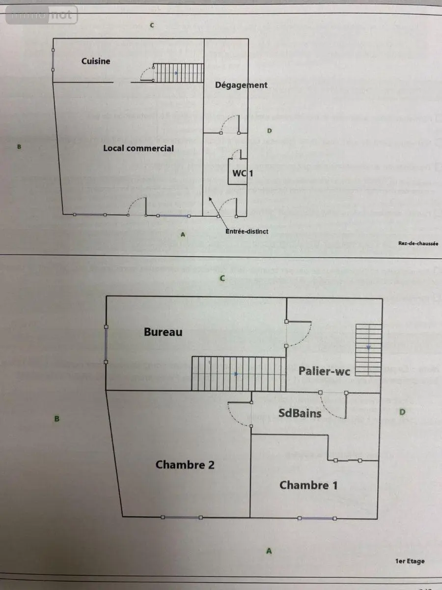Immeuble de rapport a vendre Buzançais 36500 Indre 36 66 m2 2 pièces 27700 euros 1046409 027