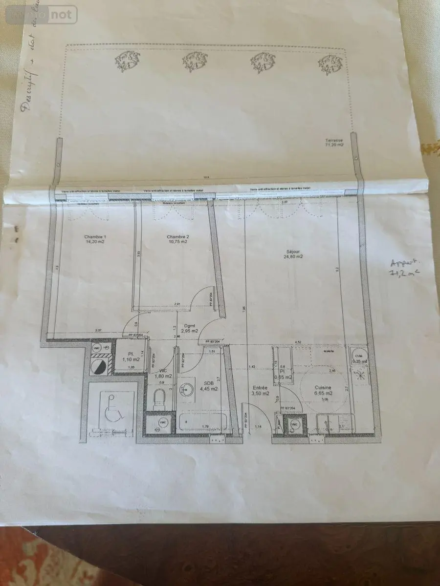 Appartement a vendre Bordeaux 33100 Gironde 33 71 m2 3 pièces 394000 euros 146/891 012