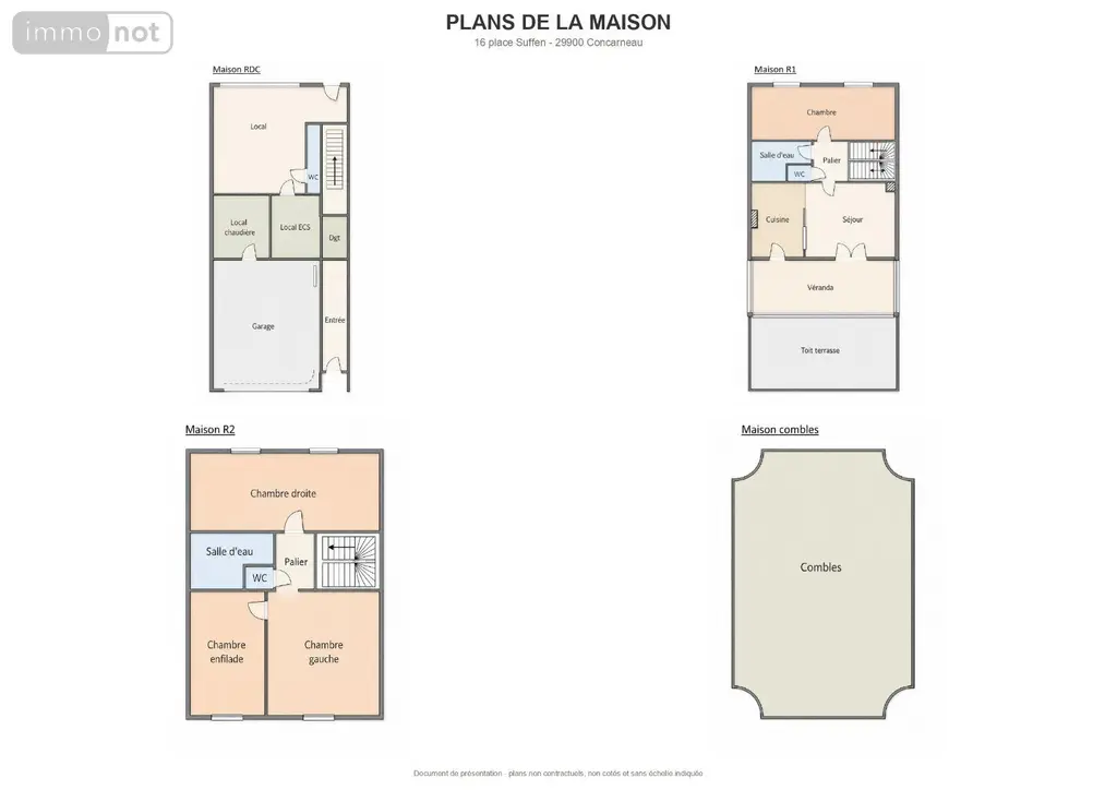 Maison a vendre Concarneau 29900 Finistère 29 128 m2 4 pièces 240000 euros 29143-156 002
