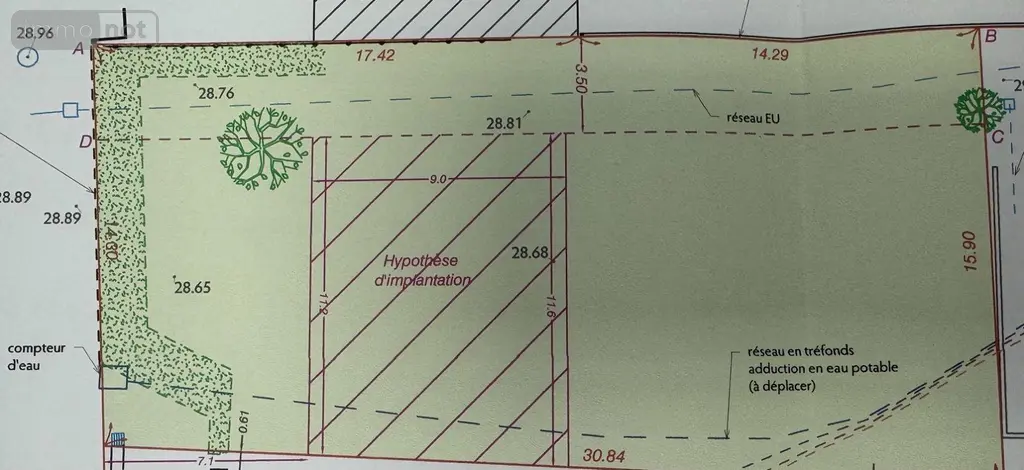 Terrain a batir a vendre Lompret 59840 Nord 59 100 m2 138450 euros LC973 002