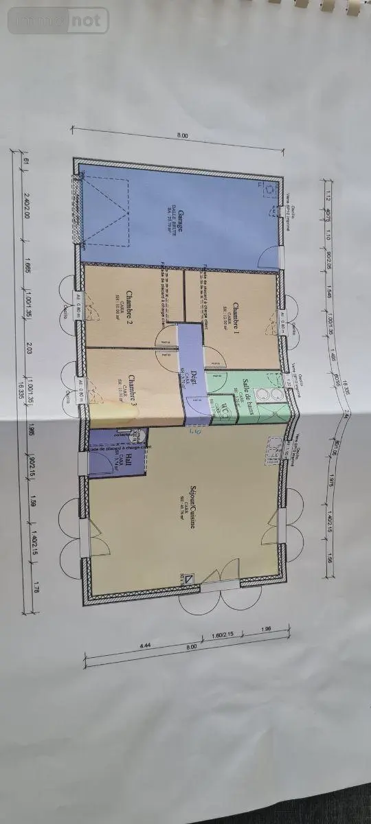 Maison a vendre Saint-André-de-Lidon 17260 Charente-Maritime 17 90 m2 4 pièces 238160 euros Ref 02082 003
