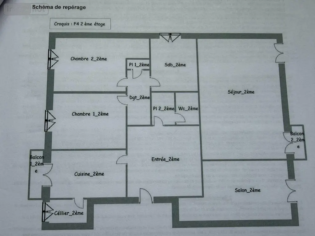 Location appartement Le Puy-en-Velay 43000 Haute-Loire 43 118 m2 5 pièces 790 euros 15060/1293 003