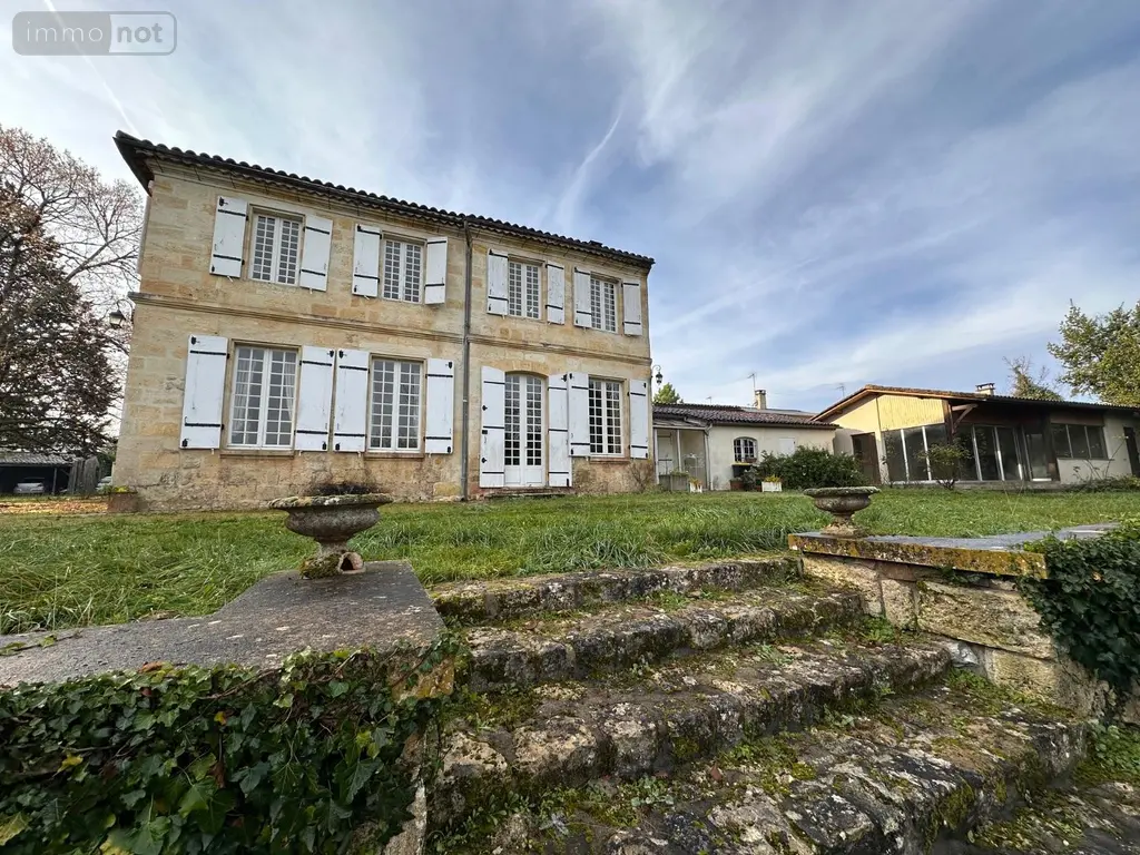 Maison a vendre Arveyres 33500 Gironde 33 500 m2 10 pièces 572000 euros 022/1246 002