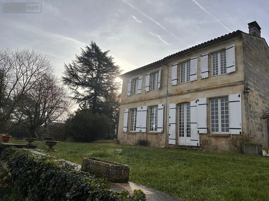 Maison a vendre Arveyres 33500 Gironde 33 500 m2 10 pièces 572000 euros 022/1246 013