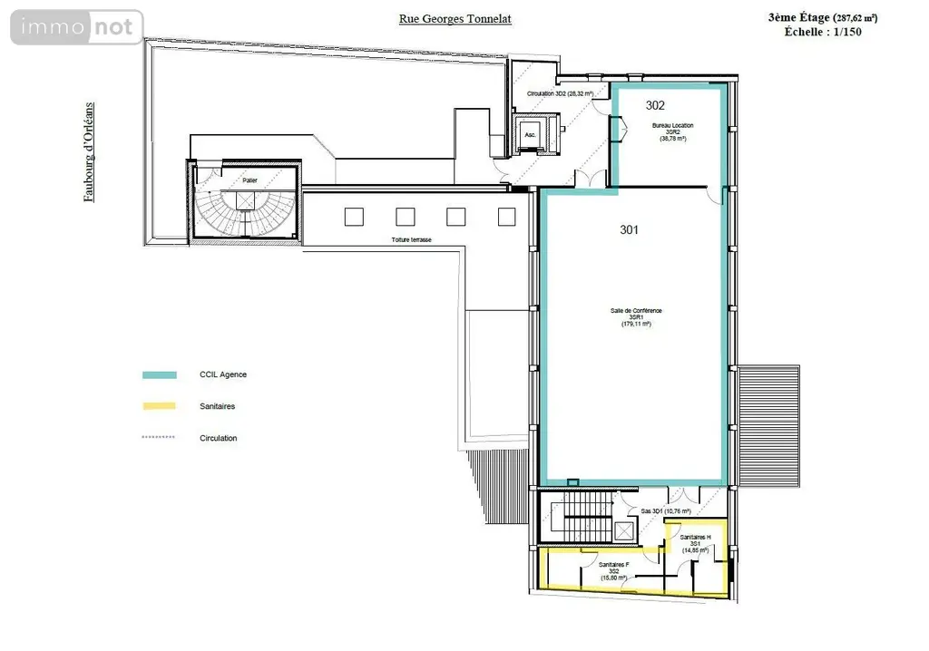 Immeuble de rapport a vendre Pithiviers 45300 Loiret 45 1218 m2 1045000 euros 41078/39 007