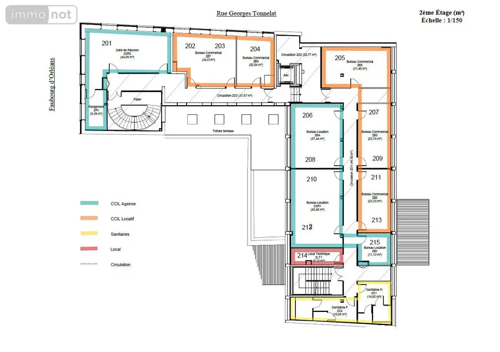 Immeuble de rapport a vendre Pithiviers 45300 Loiret 45 1218 m2 1045000 euros 41078/39 006