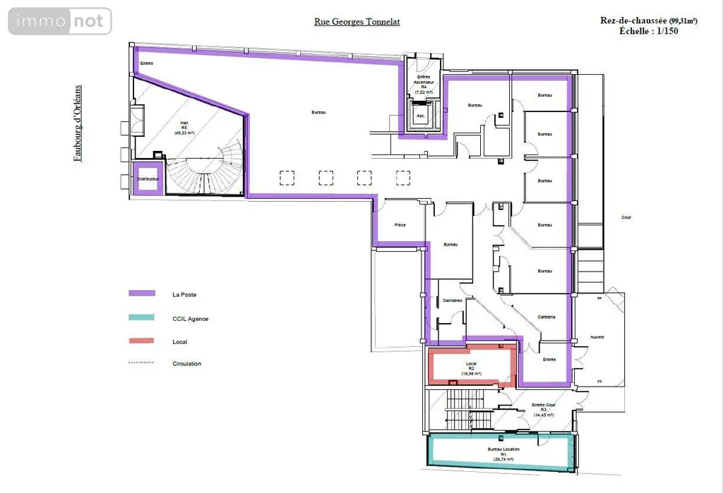 Immeuble de rapport a vendre Pithiviers 45300 Loiret 45 1218 m2 1045000 euros 41078/39 004