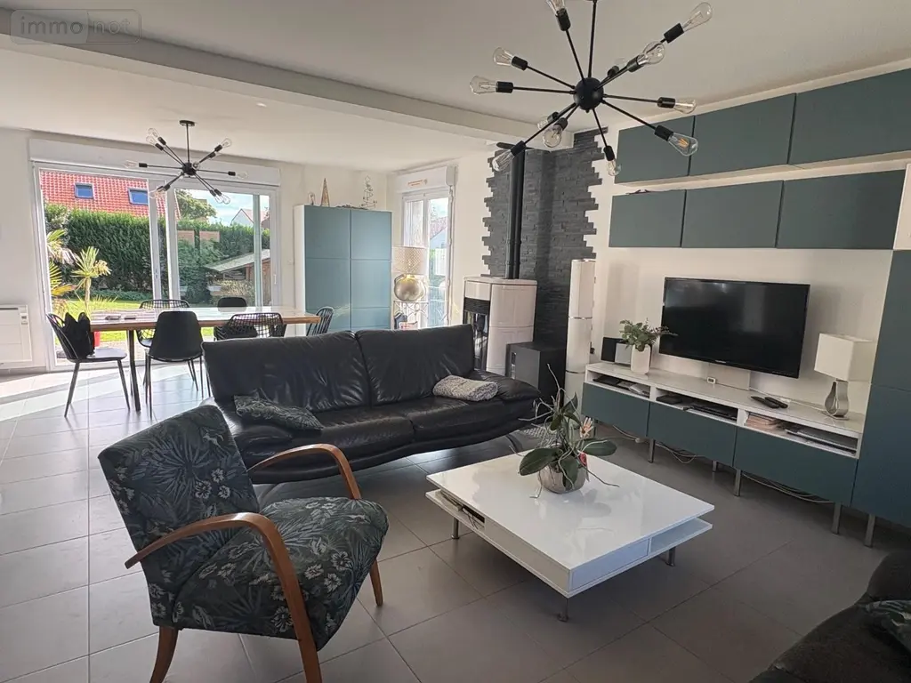 Maison a vendre Étaples 62630 Pas-de-Calais 62 93 m2 5 pièces 273000 euros 62078/44 001