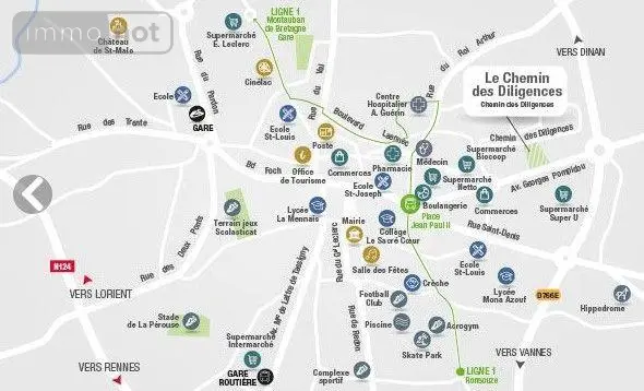 Terrain a batir a vendre Ploërmel 56800 Morbihan 56 69200 euros 35176/453 008