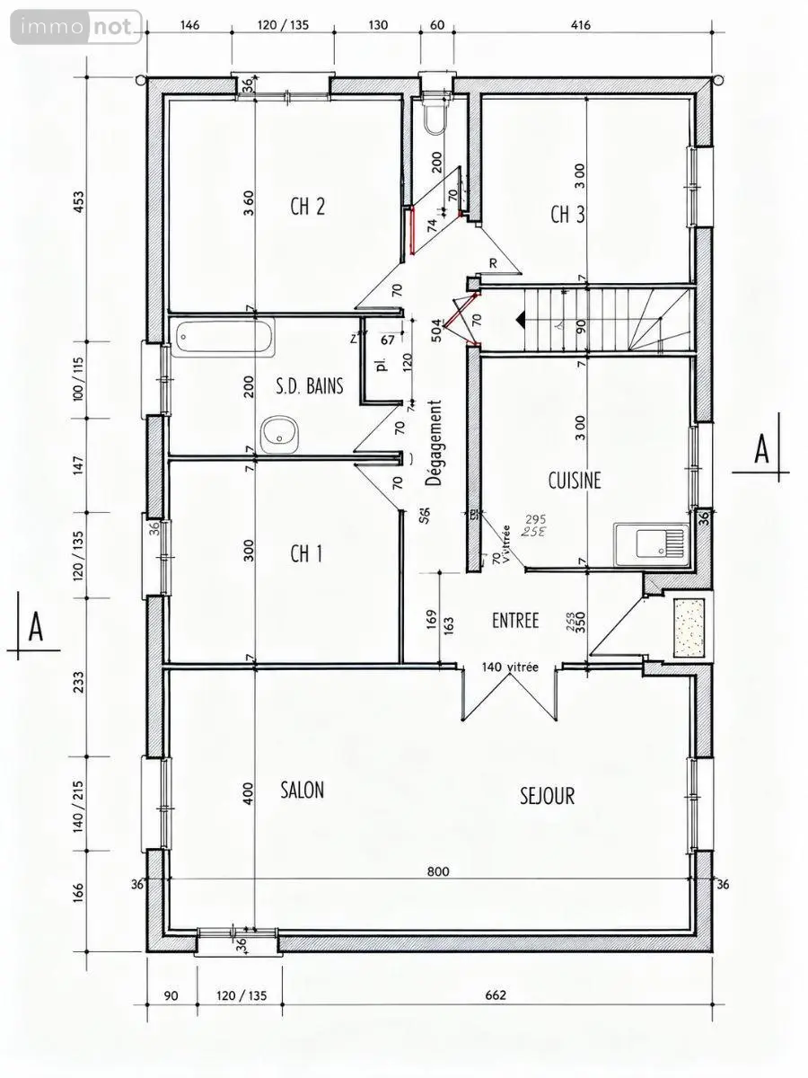 Maison a vendre Viry-Noureuil 02300 Aisne 02 120 m2 8 pièces 190800 euros 10075/616 014