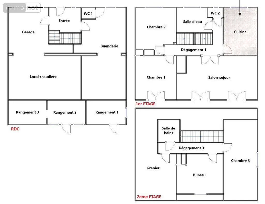 Maison a vendre Arnage 72230 Sarthe 72 130 m2 178500 euros 72122-1462 003