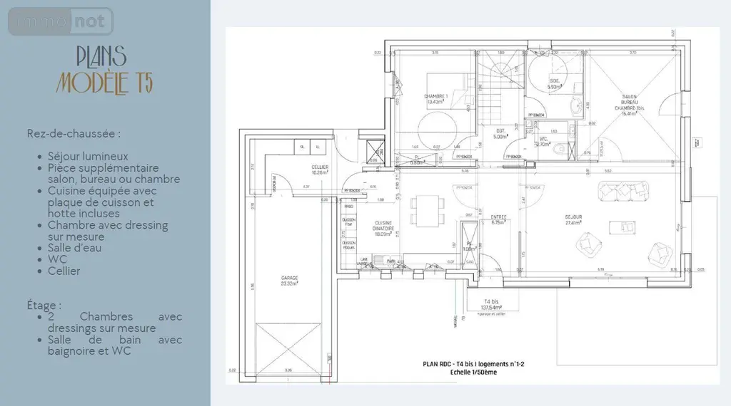 Maison a vendre Saint-Paterne - Le Chevain 72610 Sarthe 72 148 m2 5 pièces 399000 euros 61001-146 020