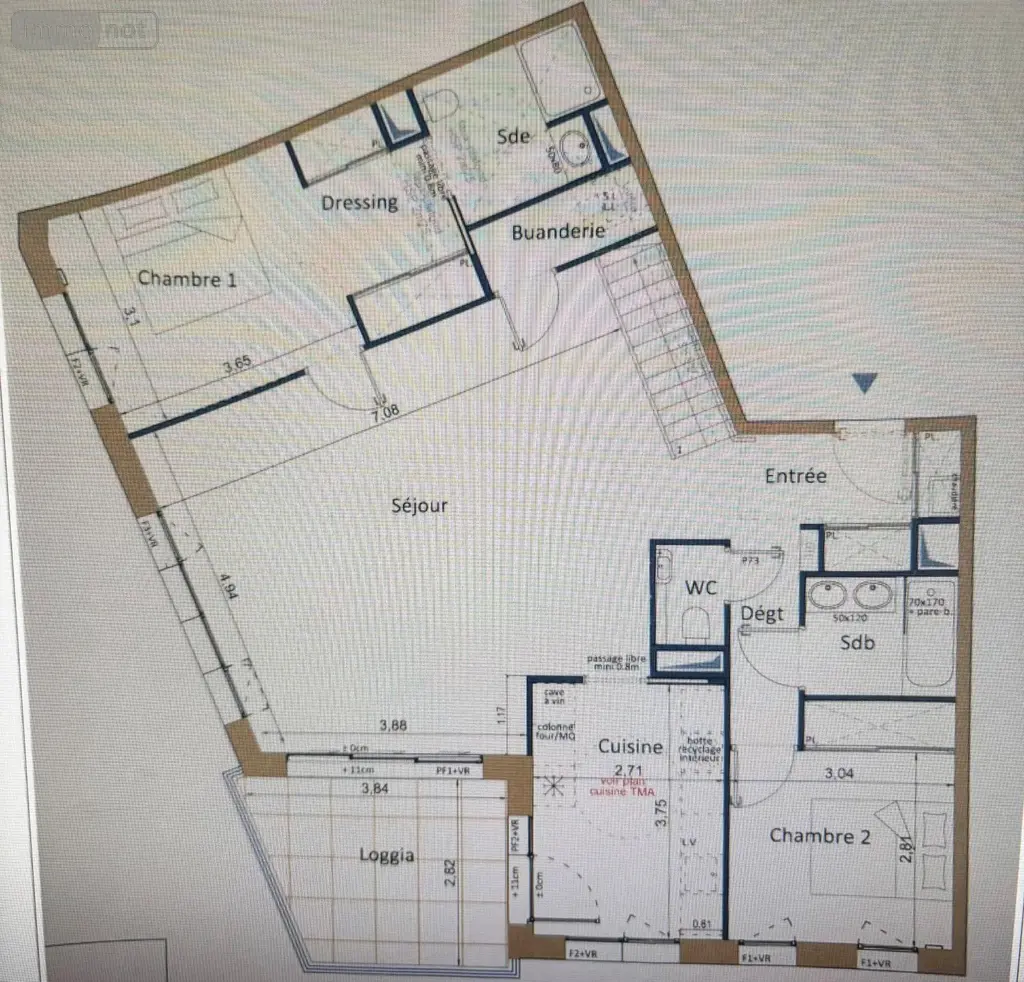 Appartement a vendre Bordeaux 33000 Gironde 33 106 m2 4 pièces 995000 euros 013/371 006