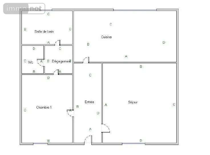 Maison a vendre Blanquefort 33290 Gironde 33 59 m2 2 pièces 141480 euros 016/1134 005