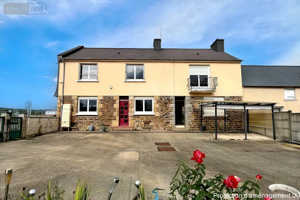 Maison a vendre Guer 56380 Morbihan 56 194 m2 8 pièces 186000 euros ML/235 001