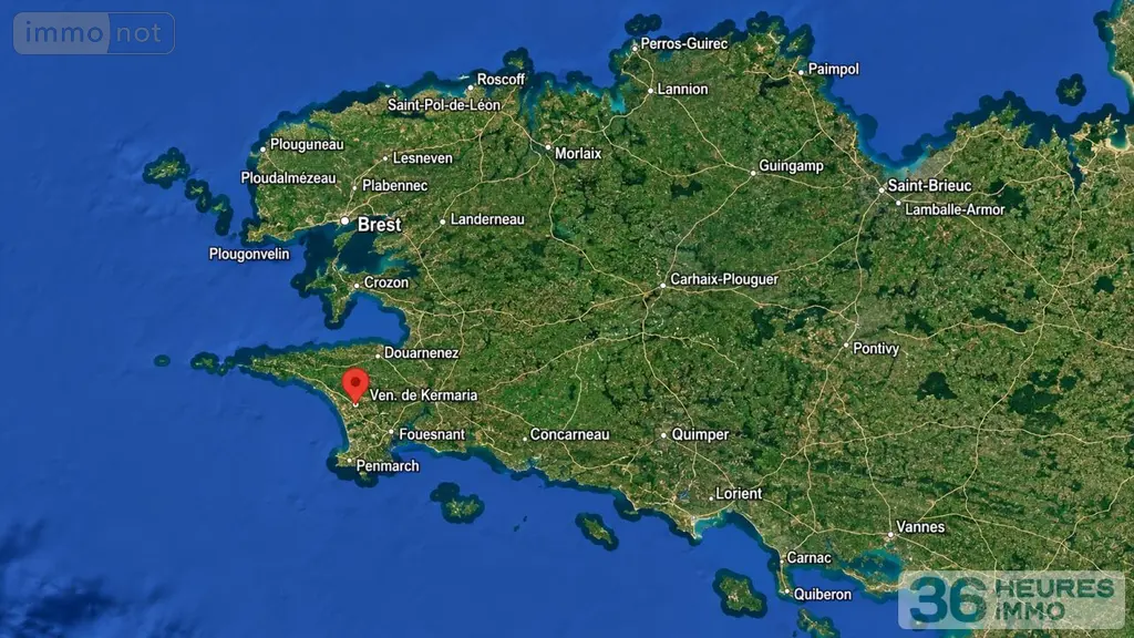 Terrain a batir a vendre Pouldreuzic 29710 Finistère 29 214840 euros CHEUVREUX RENNES-VI 002
