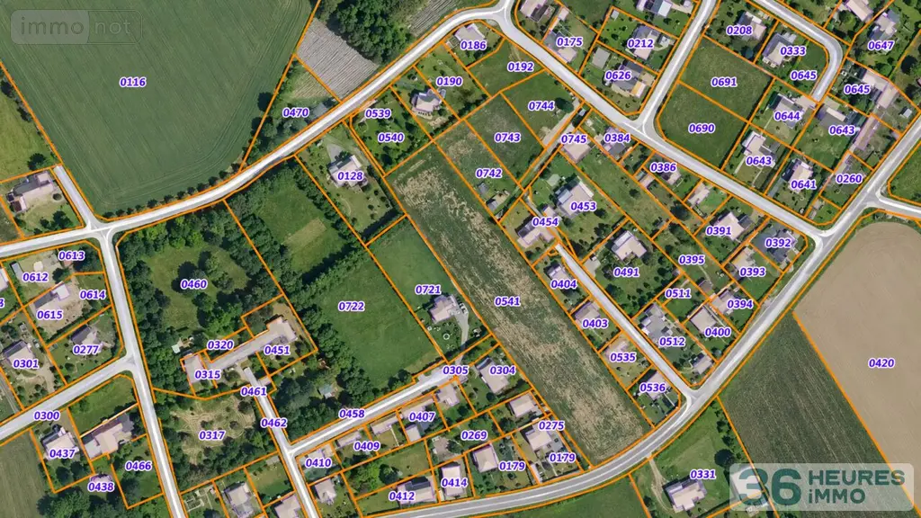 Terrain a batir a vendre Pouldreuzic 29710 Finistère 29 214840 euros CHEUVREUX RENNES-VI 005