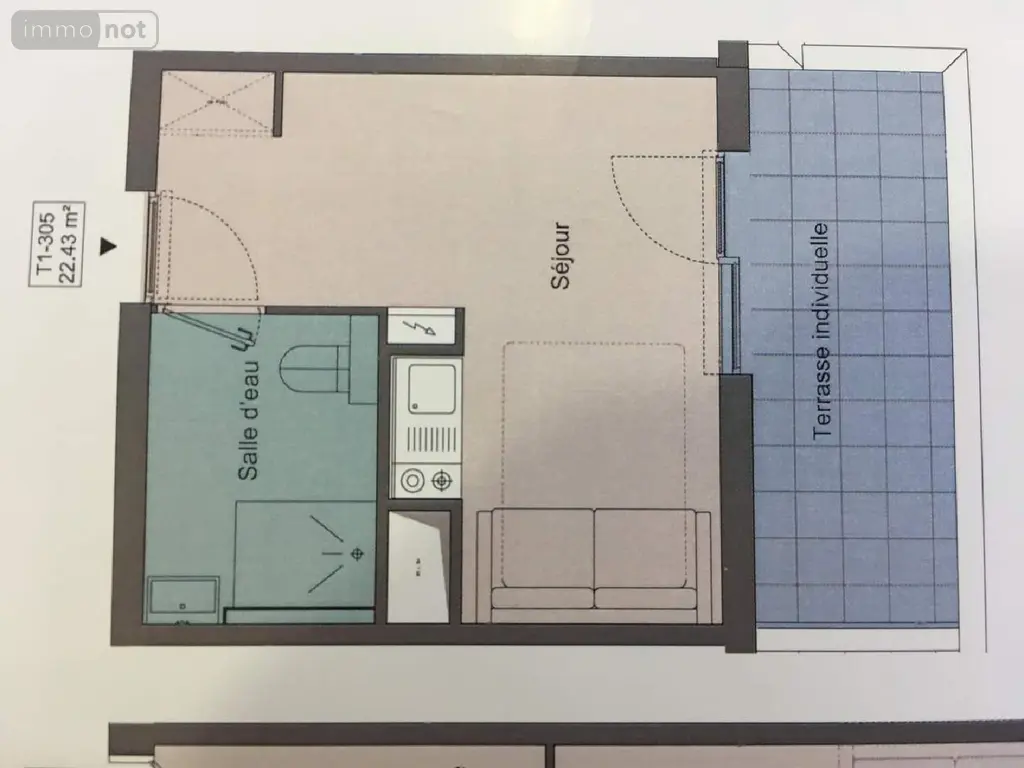 Appartement a vendre Cesson-Sévigné 35510 Ille-et-Vilaine 35 17 m2 1 pièce 136000 euros 134/4128 003