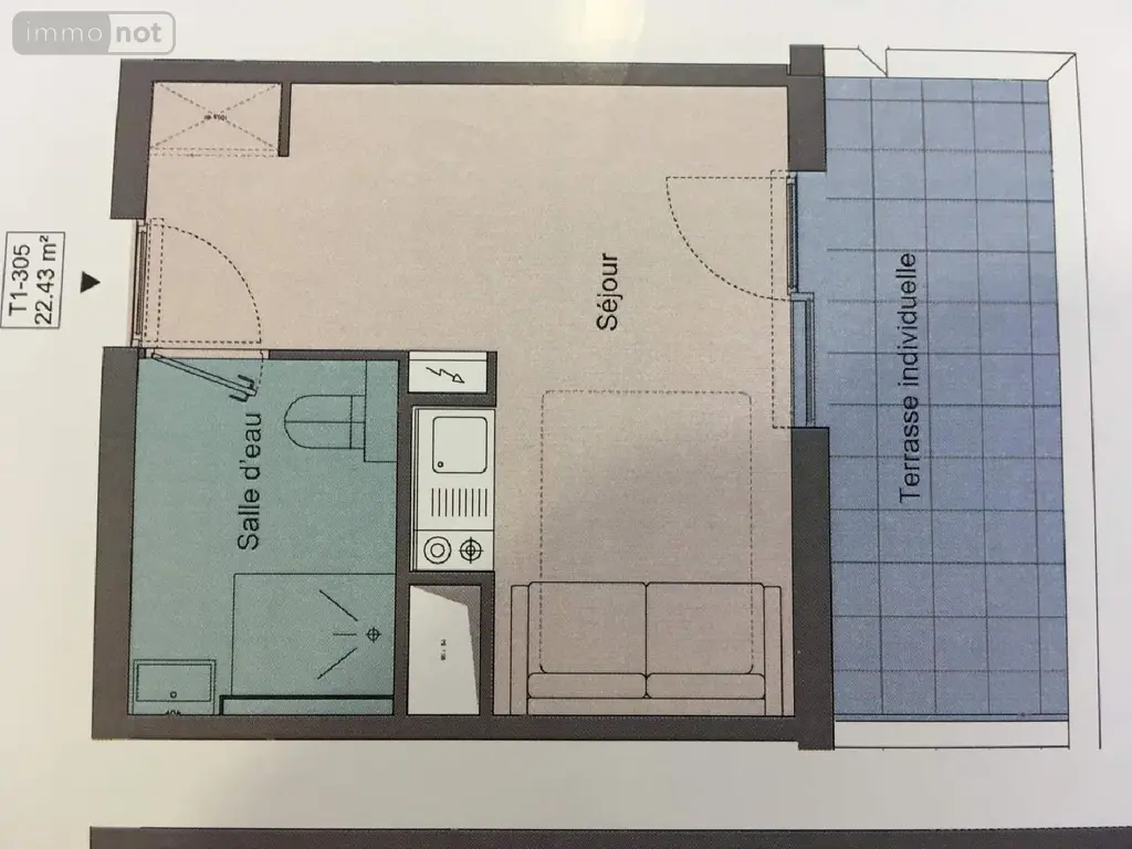 Appartement a vendre Cesson-Sévigné 35510 Ille-et-Vilaine 35 17 m2 1 pièce 136000 euros 134/4128 004