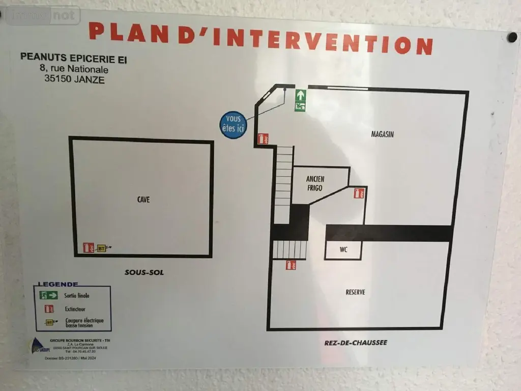 Fonds et murs commerciaux a vendre Janzé 35150 Ille-et-Vilaine 35 36 m2 2 pièces 99000 euros 134/4374 007