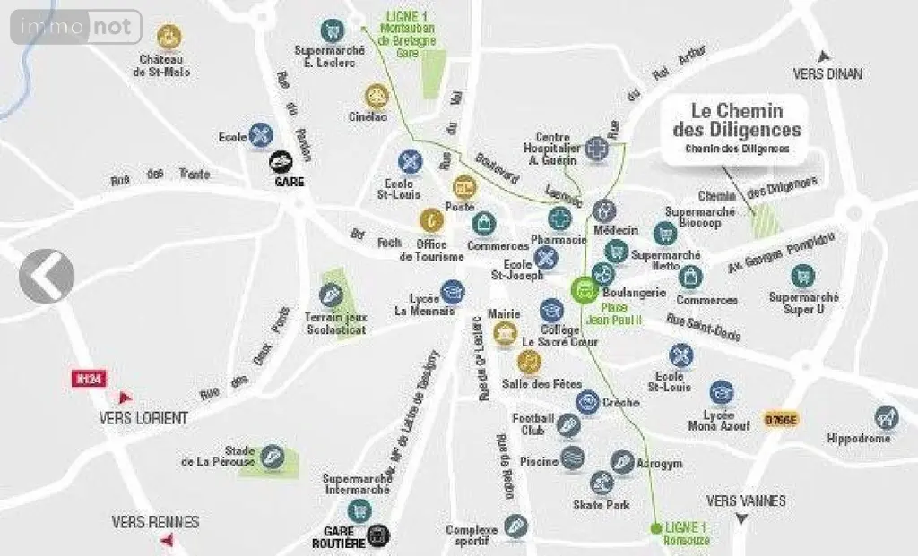 Terrain a batir a vendre Ploërmel 56800 Morbihan 56 69200 euros 35176/517 008