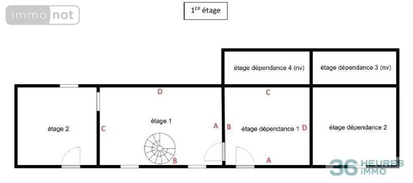 Maison a vendre Ménéac 56490 Morbihan 56 120 m2 9 pièces 46000 euros CHEUVREUX M2-VI 003