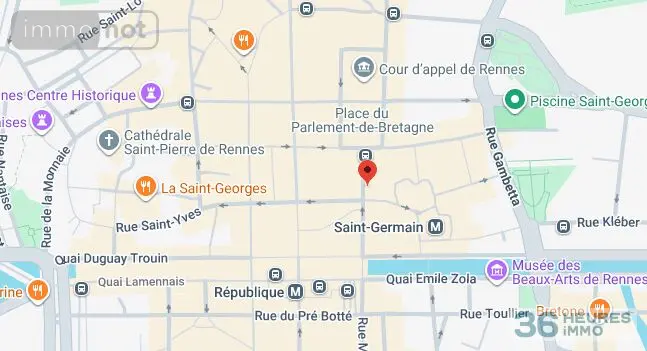 Fonds et murs commerciaux a vendre Rennes 35000 Ille-et-Vilaine 35 31 m2 2 pièces 220000 euros Cheuvreux Rennes Pro-VI 006