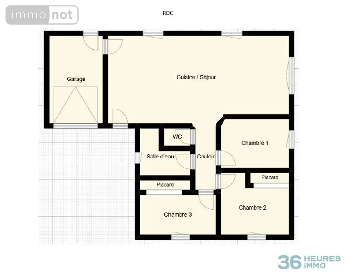 Maison a vendre Saint-James 50240 Manche 50 77 m2 4 pièces 176064 euros CheuvreuxSJ1-VI 013