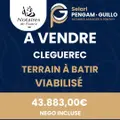 Terrain a batir a vendre Cléguérec 56480 Morbihan 56 43883 euros 56062-2361 002