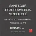 Fonds et murs commerciaux a vendre Saint-Louis 97421 La Réunion 974 158 m2 4 pièces 419000 euros 97411-372 001